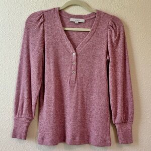 LOFT Henley Top, Sz S